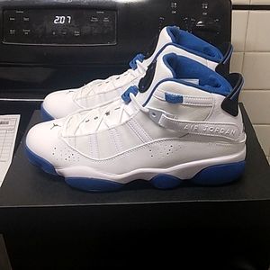Air Jordan 6 rings (marina blue) size 10